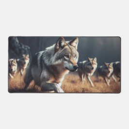 「狼の群れ」 デスクマット