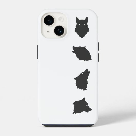 狼の群れ iPhoneケース (裏面)