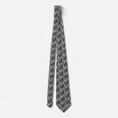 狼の誕生アートパターンネクタイ ネクタイ (裏面)