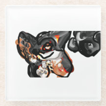 狼の足を空中に上げる