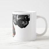 狼の足を空中に上げる ジャンボコーヒーマグカップ (右)