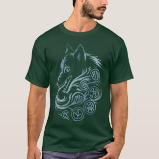狼の足跡 フレンズ 友達 Tシャツ