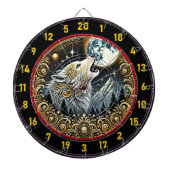 狼の遠吠えは、野生の魂と冒険をもたらす ダーツボード (正面)