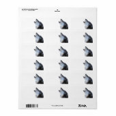 狼の遠吠え ラベル (フルシート)