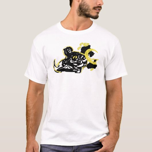 狼の雲月 Tシャツ (正面)