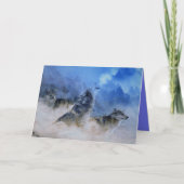 狼の霊 サンキューカード (正面)