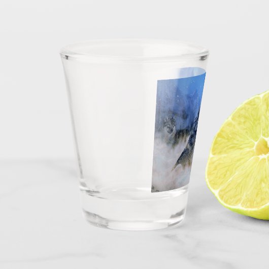 狼の霊 ショットグラス (左)