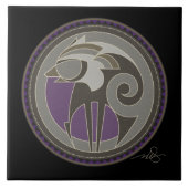 狼の霊 タイル (正面)