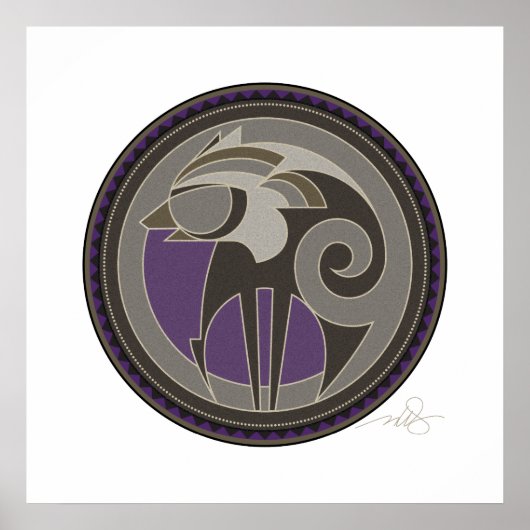 狼の霊 ポスター (正面)