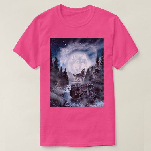 狼の霊 Tシャツ (デザイン正面)