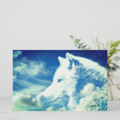 狼の頭 便箋 (スタンド正面)