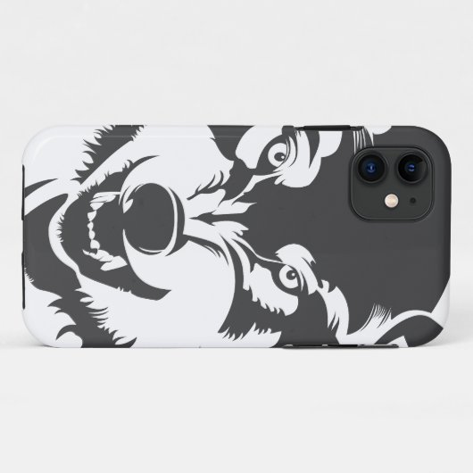 狼の頭 Case-Mate iPhoneケース (裏面(横))