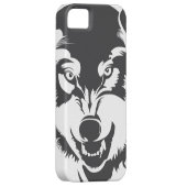 狼の頭 Case-Mate iPhoneケース (裏面/右)