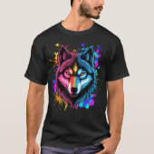 狼の頭 Tシャツ (正面)