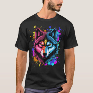 狼の頭 Tシャツ
