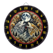 狼の魂がゲームを明るくする ダーツボード (正面)