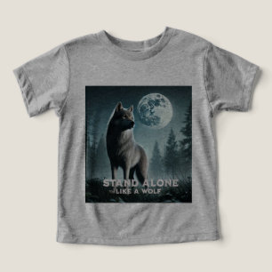 狼のTシャツのように独り立ちする