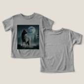 狼のTシャツのように独り立ちする (デザイン正面&裏面)