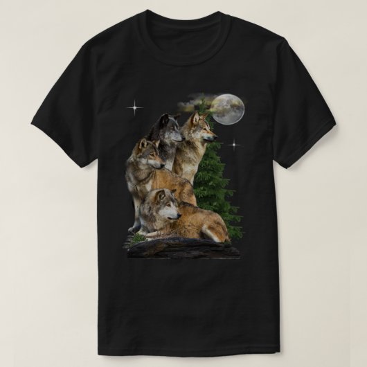 狼のTシャツ Tシャツ (デザイン正面)