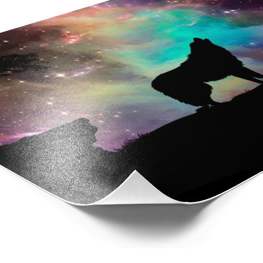 狼は宇宙を吠える フォトプリント            (角)