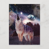 狼は宇宙を遠吠えする ポストカード (正面)
