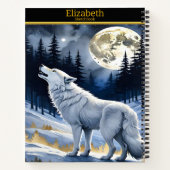 狼は森の月で吠える ノートブック (裏面)