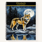 狼は満月で吠える ノートブック (正面)