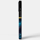 狼は滝で吠え白熱［赤熱］光を放つる Case-Mate iPhoneケース (裏面 / 左)