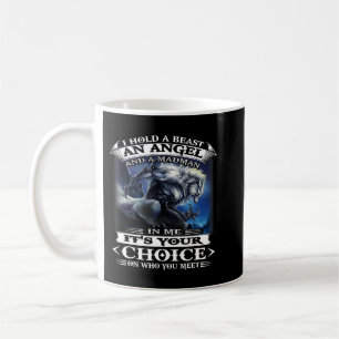 狼は獣を天使と狂人を捕らえる コーヒーマグカップ