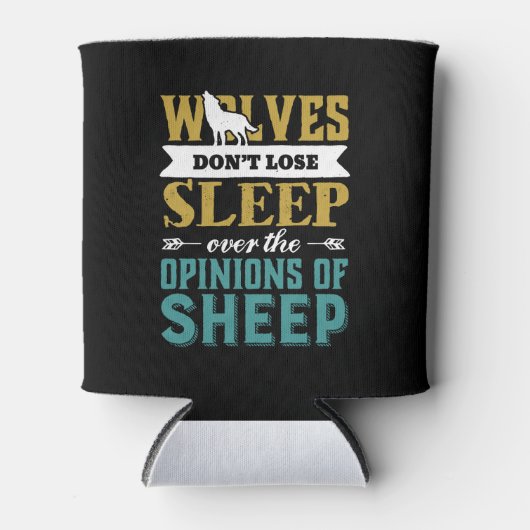 狼は羊の意見で眠れない 缶クーラー (正面)