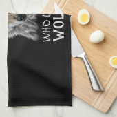 狼を愛する女の子にすぎない キッチンタオル (四つ折り)