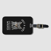 狼を愛する女の子にすぎない ラゲッジタグ (正面横)