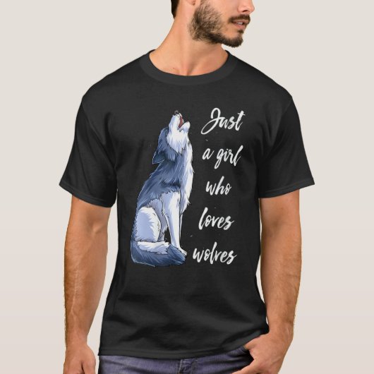 狼を愛する女の子4 Tシャツ (正面)