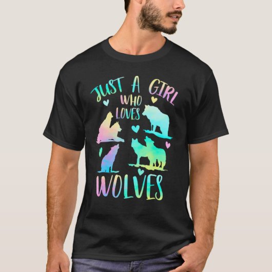 狼を愛する女の子 Tシャツ (正面)