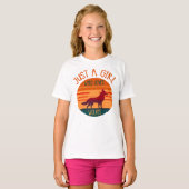狼を愛する女の子 Tシャツ (正面フル)