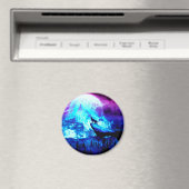 狼カラフルの遠吠え マグネット (インサイチュ (食洗機))