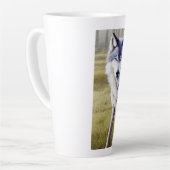 狼カラフル立ち カフェラテマグ (左アングル)