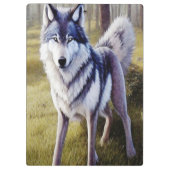 狼カラフル立ち クリップボード (裏面)