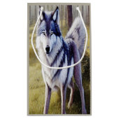 狼カラフル立ち スモールペーパーバッグ (裏面)