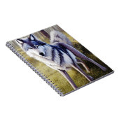 狼カラフル立ち ノートブック (右側)