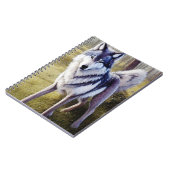 狼カラフル立ち ノートブック (左側)