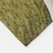 狼カラフル立ち フリースブランケット (角)