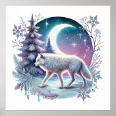 狼クール好きの動物 ポスター (正面)