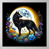 狼クール好きの動物 ポスター (正面)