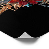 狼クール好きの動物 ポスター (角)