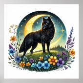 狼クール好きの動物 ポスター (正面)