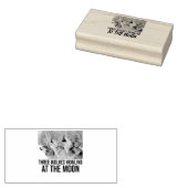 狼ハウリング(2) ラバースタンプ (押印)