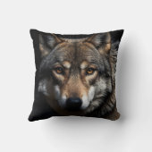 狼ポートレート クッション (裏面)