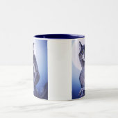 狼人間の耳 ツートーンマグカップ (中央)