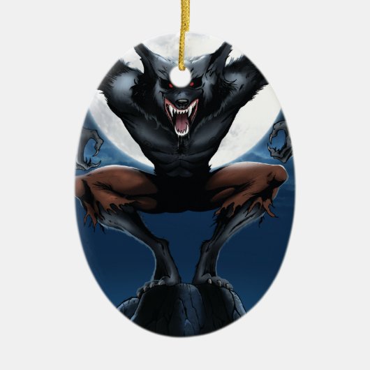 狼人間 セラミックオーナメント (正面)